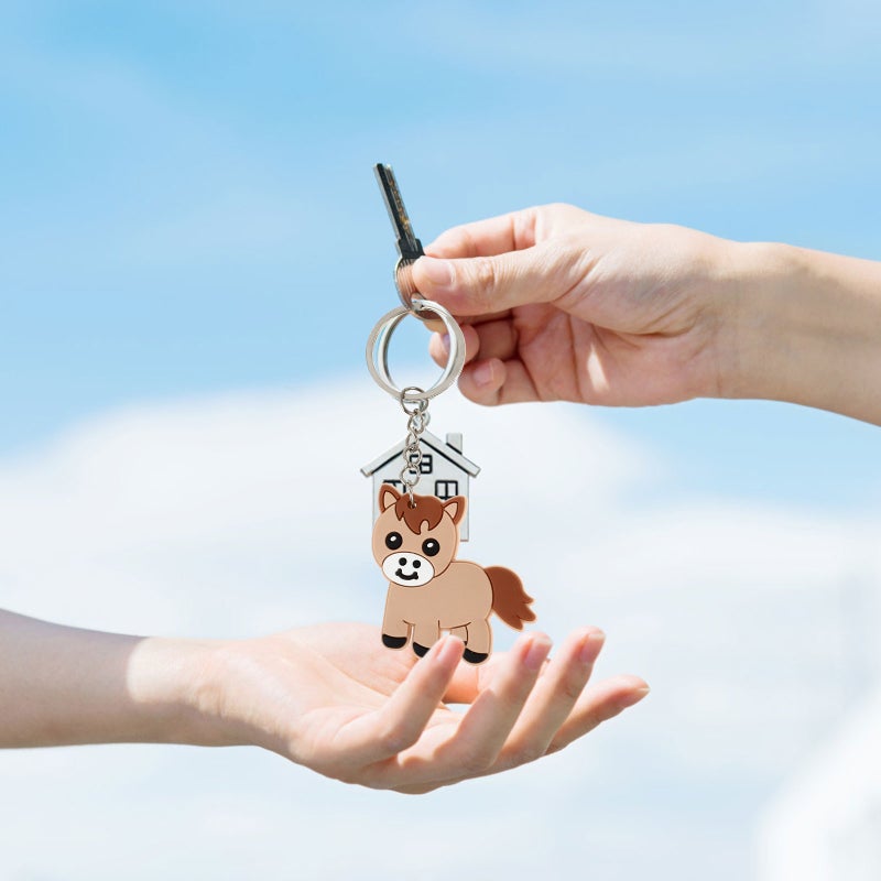 20pcs Animal Keyring Animal Keychain Key Ornament for Daily Use - Image 5
