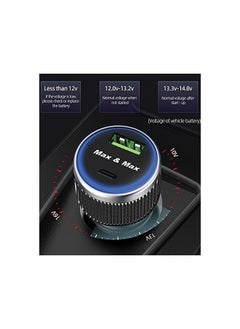 Max & Max & Max 52W Dual port USB, Type C Fast Car Charger PD+Q 3.0 Compatible with iPhone 14/13/12/11 Pro/Plus/Max iPad mini, Huawei, Android Samsung S23 S22 Ultra and all other mobiles - Black  - Image 2