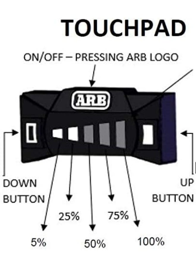 ARB ARB SJBHARN Wiring Loom for ARB Intensity Solis Lights With Dimmable Touchpad Switch  - Image 2