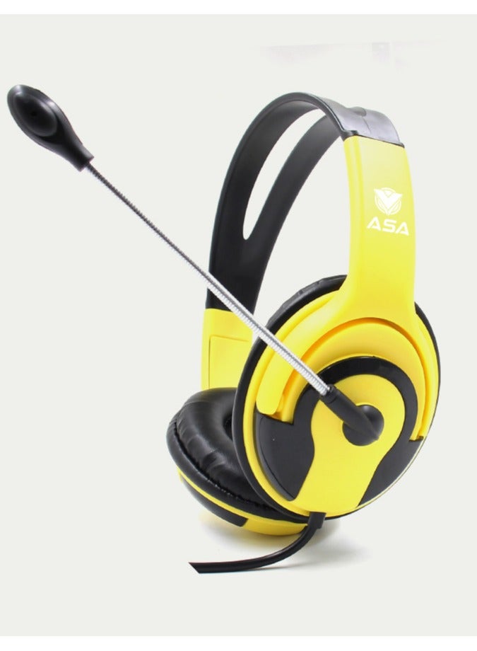 أيه أس أيه سماعة رأس سلكية للألعاب مزودة بميكروفون لجهاز PS4\PS5 - Image 1