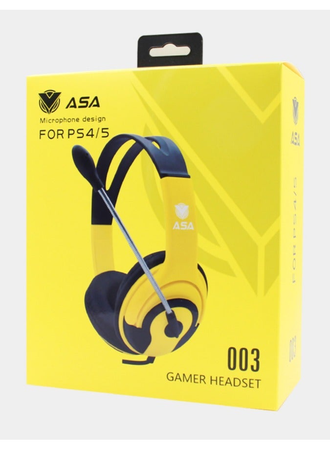 أيه أس أيه سماعة رأس سلكية للألعاب مزودة بميكروفون لجهاز PS4\PS5 - Image 2