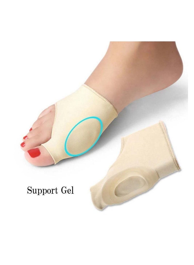 Bunion Corrector 2Pcs Valgus Orthosis for Big Toe Gel Cushion Brace Support Hallux Hammer Pain and Inflammation Relief Guard Shield Unisex Women Men - Image 5