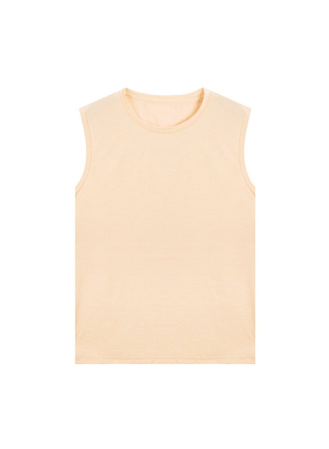 Light Board Solid Color Quick Dry Sleeveless Vest T-shirt Breathable Leisure Sports Fitness T Custom Printing