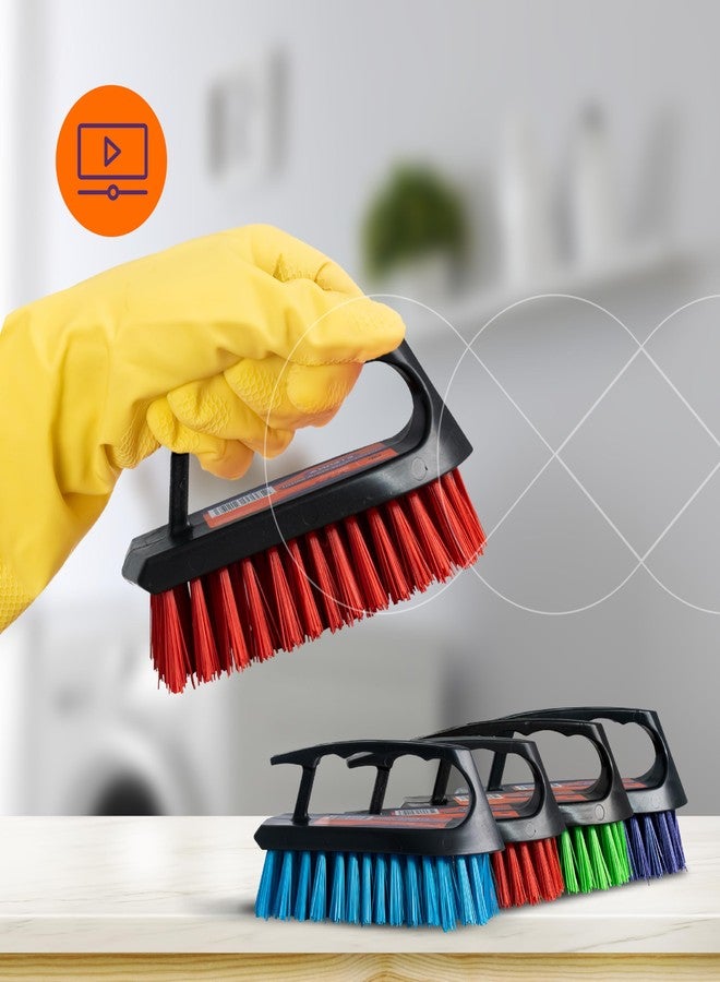 ETERNA Multipurpose Scrub Brush, Heavy Duty All Purpose Scrub Brush for Cleaning Bathroom, Shower, Decks, Floor, Tile, Grout and Concrete (1 Unit Included) - Image 3