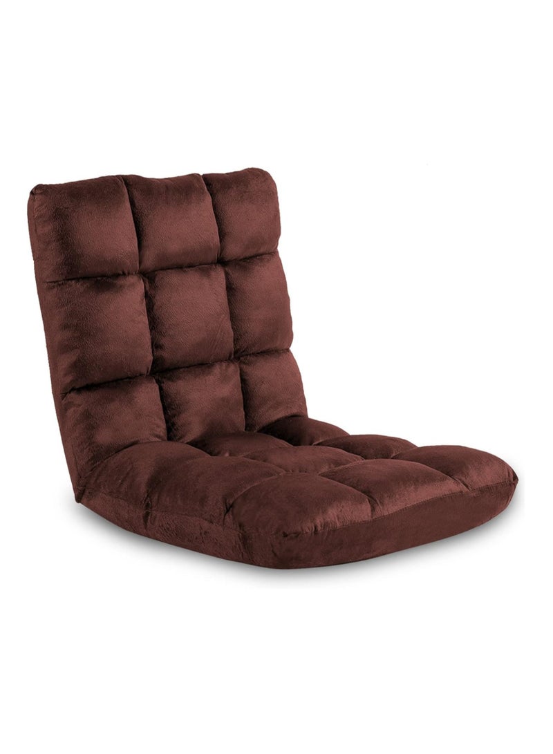 SMART HOME Padded Floor Chair, Folding Floor Sofa - Plush Padded, Comfortable and Soft Touch Folding Floor Chair, for Home - Camping - Garden - Image 1