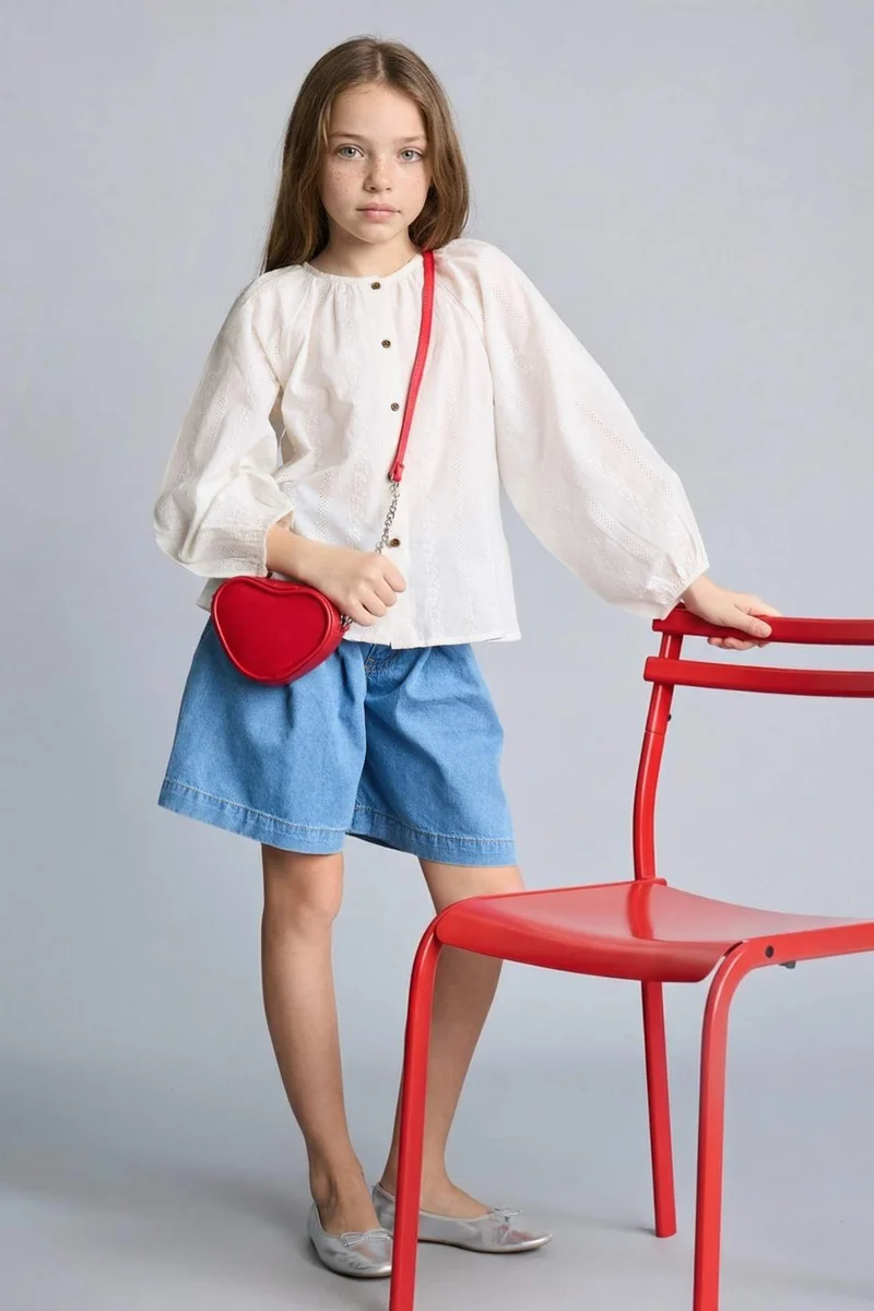 ديفاكتو Girl Denim Shorts