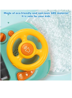XICEN Steering Wheel Toys Interactive Race Car Toy Toddler Simulated Driving Racing Car Game with Sound and Music Birthday Gift For Kids Aged 3+  - Image 5