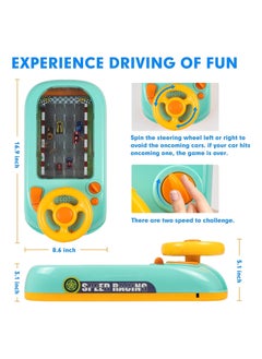 XICEN Steering Wheel Toys Interactive Race Car Toy Toddler Simulated Driving Racing Car Game with Sound and Music Birthday Gift For Kids Aged 3+  - Image 3