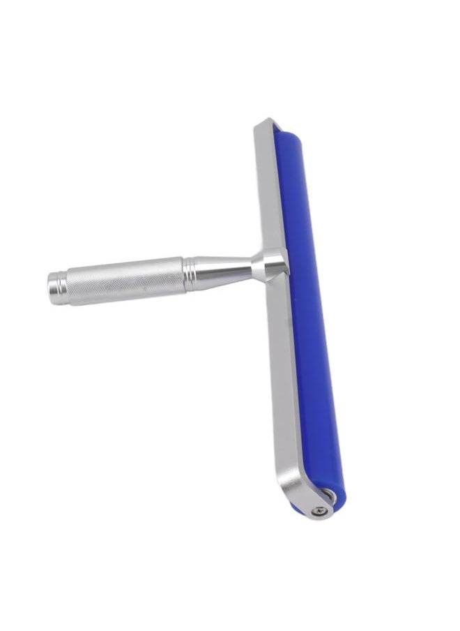 NIBEMINENT Silicone Screen Film Roller Blue Iron Bearing Anti Static High Resilience Silicone Manual Roller for Screen 14in  - Image 5