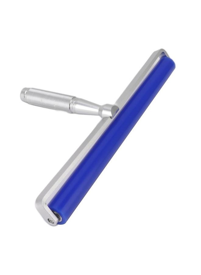 NIBEMINENT Silicone Screen Film Roller Blue Iron Bearing Anti Static High Resilience Silicone Manual Roller for Screen 14in  - Image 3