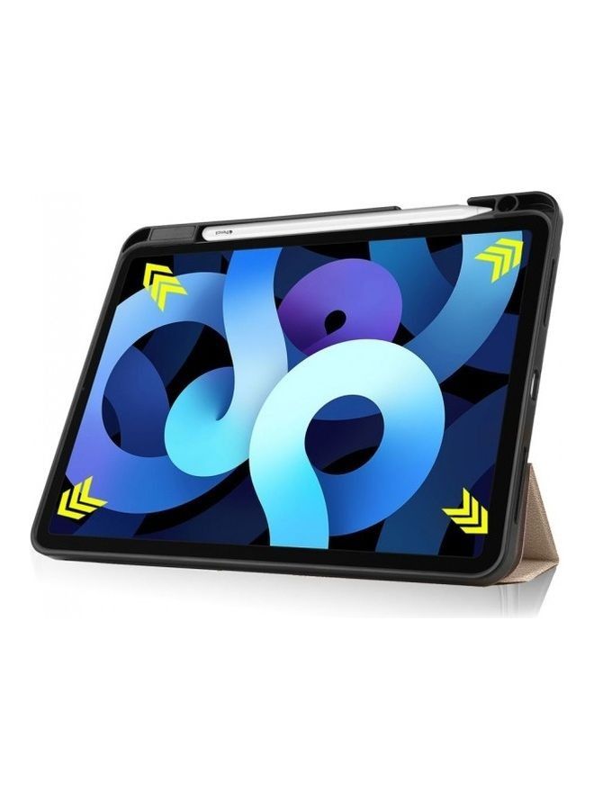 Smart Folio Case Cover For iPad Air 4 (2020) 10.9 inch Gold - Image 3