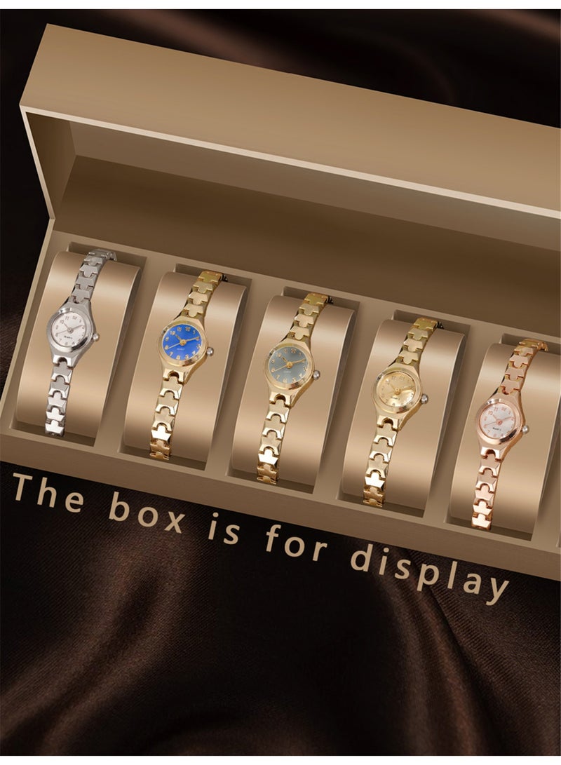 5-Piece Women's Exquisite Multifunctional Multi-Color Watch Set Featuring multiple color combinations, perfect for business meetings, dates, and dinners. Ideal gifts for girlfriends, sisters, or mothers during Ramadan, New Year's Day, National Day, and other occasions. - Image 1