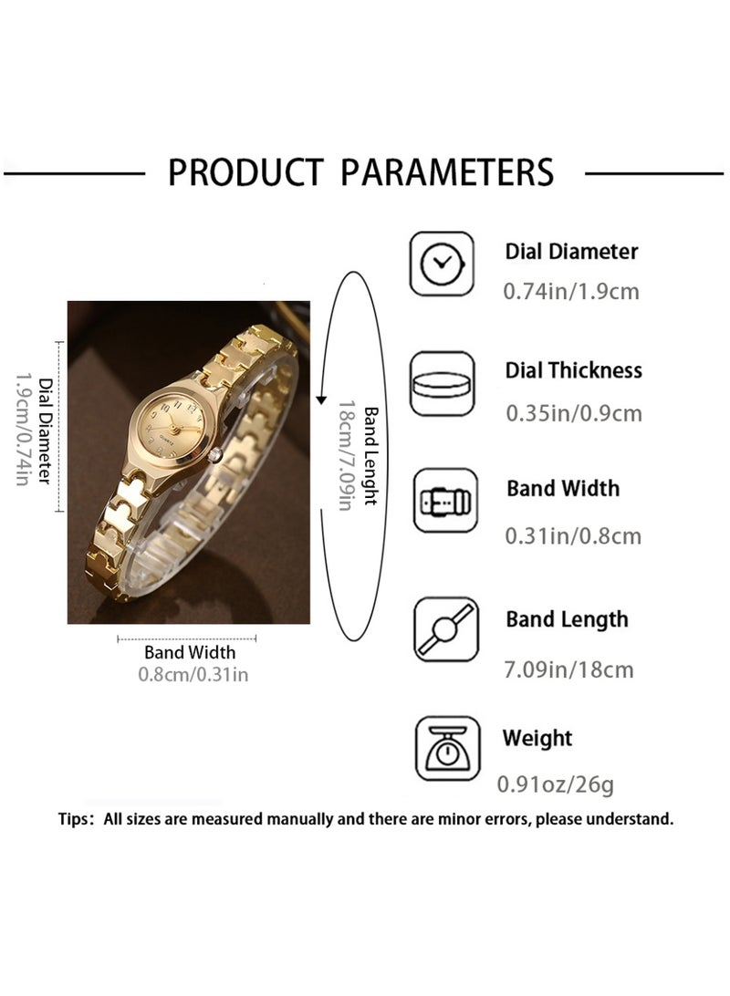 5-Piece Women's Exquisite Multifunctional Multi-Color Watch Set Featuring multiple color combinations, perfect for business meetings, dates, and dinners. Ideal gifts for girlfriends, sisters, or mothers during Ramadan, New Year's Day, National Day, and other occasions. - Image 2