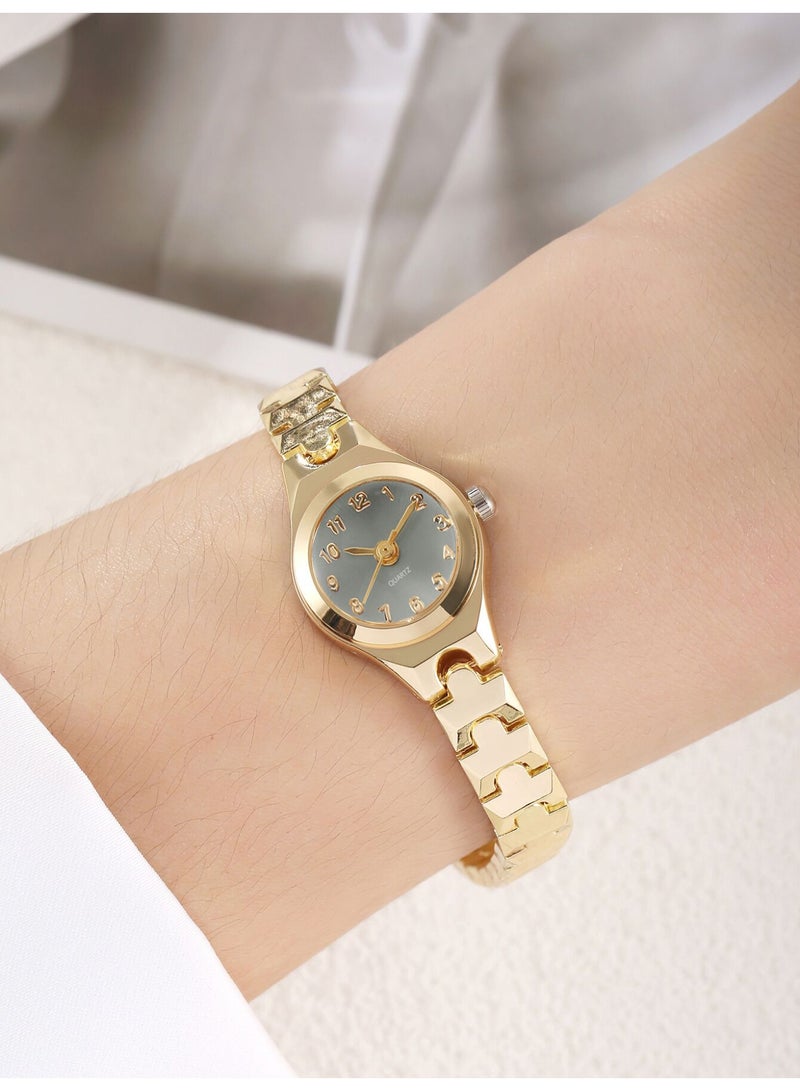 5-Piece Women's Exquisite Multifunctional Multi-Color Watch Set Featuring multiple color combinations, perfect for business meetings, dates, and dinners. Ideal gifts for girlfriends, sisters, or mothers during Ramadan, New Year's Day, National Day, and other occasions. - Image 3