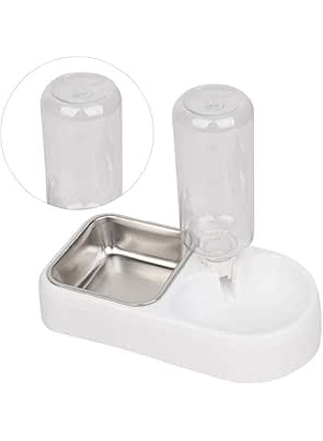 Automatic Pet Water Dispenser Bowl For Dogs And Cats High Density Design White - Image 1