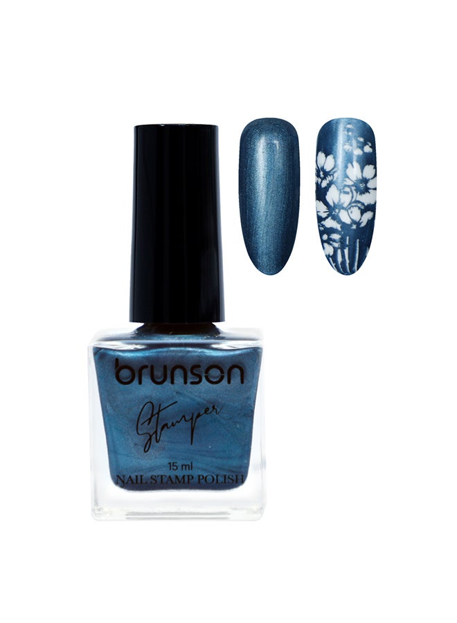 brunson Nail polish for stamping nail art Stamping Gel Polish UV Gel For Nail Stamping Plate Nail Art Stamping Polish Fingernail Manicure Print
 BNSTP036