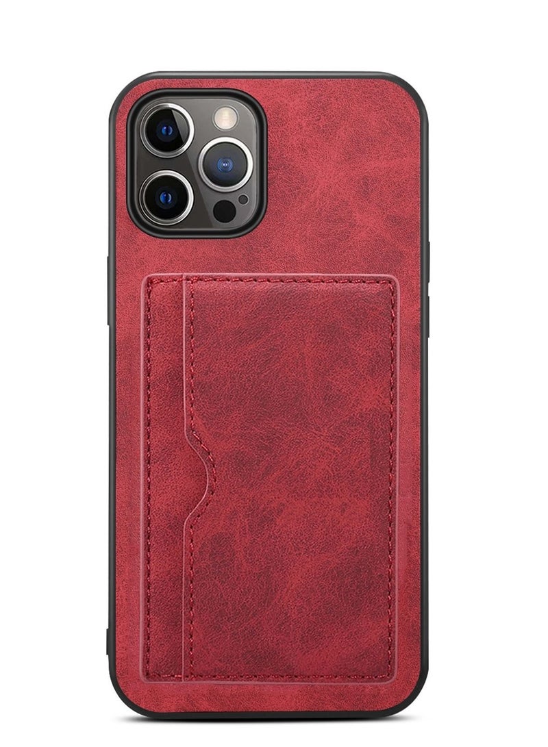 Suteni Leather Protective Back Cover Case Phone Case for iPhone - Image 1