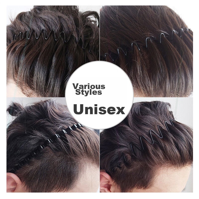 JD Jing Zao Meifuyu Invisible Men's Headband, 4 Pieces, Face-Washing Hair Bun, Anti-Slip Hair Clip, Short Hair And Flyaway Hair Styler MF8810 - Image 2