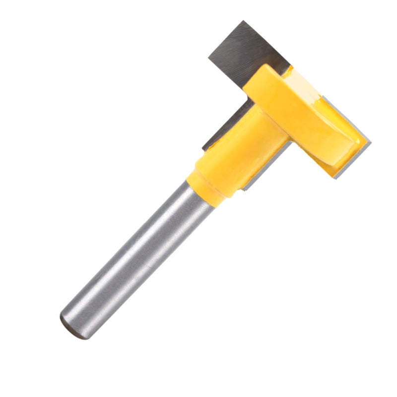 Cemented Carbide T-Slot Router Bit 27mm Diameter 53mm Length 6.35mm Shank - High Hardness Straight Edge Slotting Cutter with Heat Resistant Coating for Electric Trimmers and Woodworking Engraving Mach - Image 3