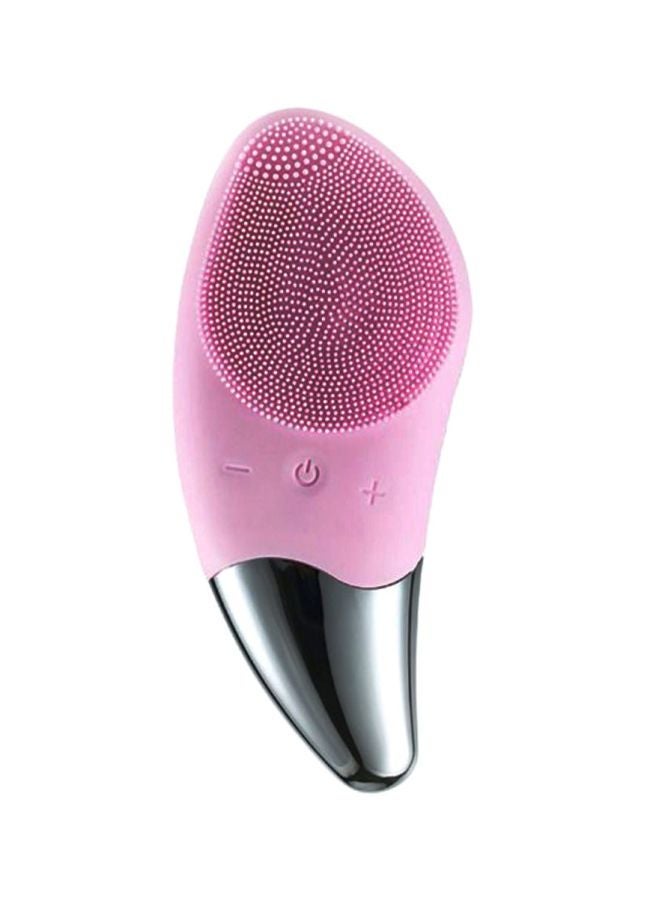 Captaintech Electric Facial Massager Pink/Silver 13.1 x 5.6cm - Image 1