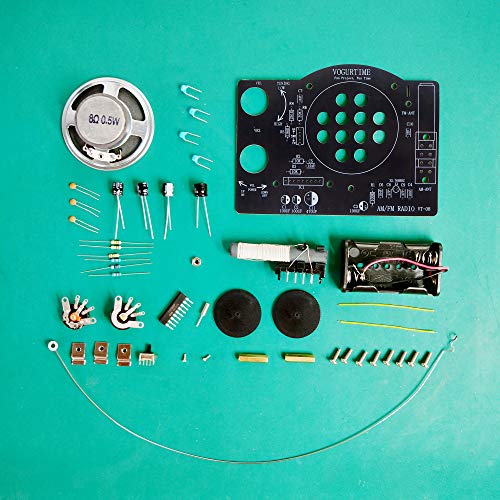 VOGURTIME AM FM Radio Kit Soldering Project Kit for Learning Practicing Teaching Electronics, Great STEM Project and Gift, New Version - Image 2