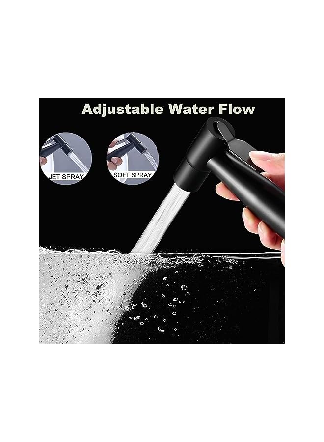 The Bros Bidet Toilet Sprayer Head, Hand Held Stainless Steel Bidet Sprayer Kit, Bidet Sprayer Cloth Bathroom Diaper Sprayer, Bidet Bathroom Fixtures for Kitchen Bathroom Shower Toilet Cleaning - Image 2