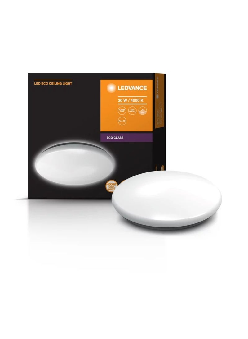 LEDVANCE Ledvance 30W LED Eco Ceiling Light 4000K Cool White High Brightness IP20 Indoor Luminaire 230V - Image 1