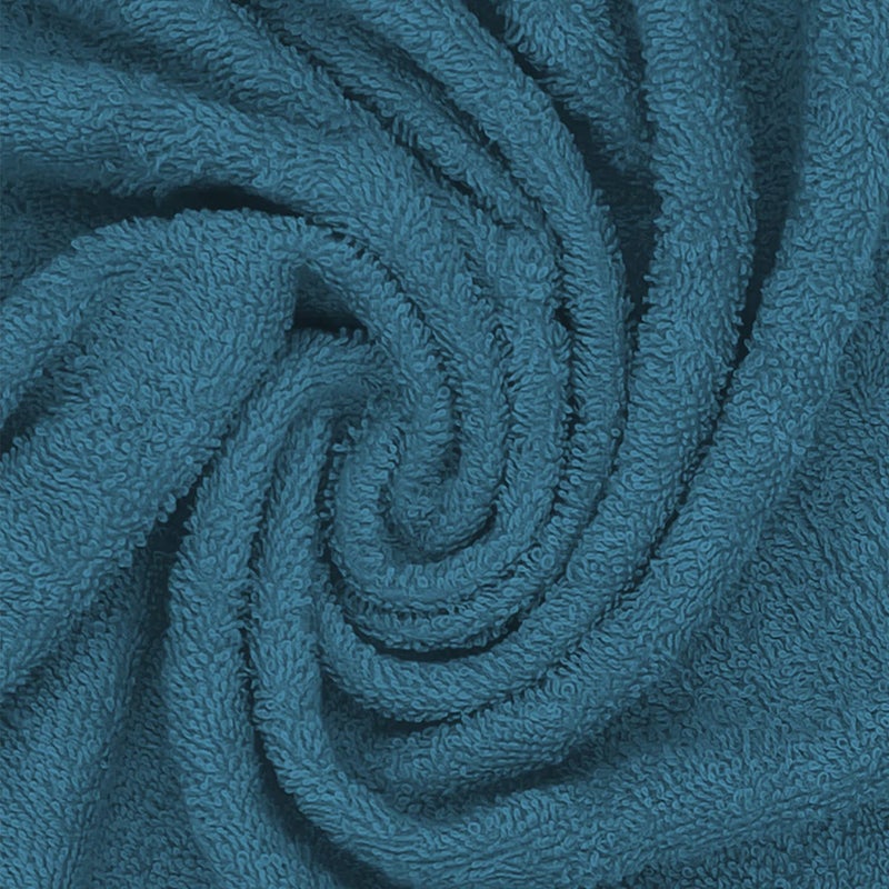 Sassoon Anatolia 100% Cotton 2 Piece XL Bath Towel Set, 500 GSM (Teal+Cocoa) 70cmX140cm Extra Soft & Absorbent, Antibacterial, Quick Drying & Perfect for Daily Use - Image 3