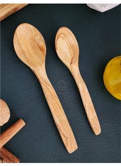 Montesev Olive Wood Wooden Spoon Set 2 Pieces  - Image 3