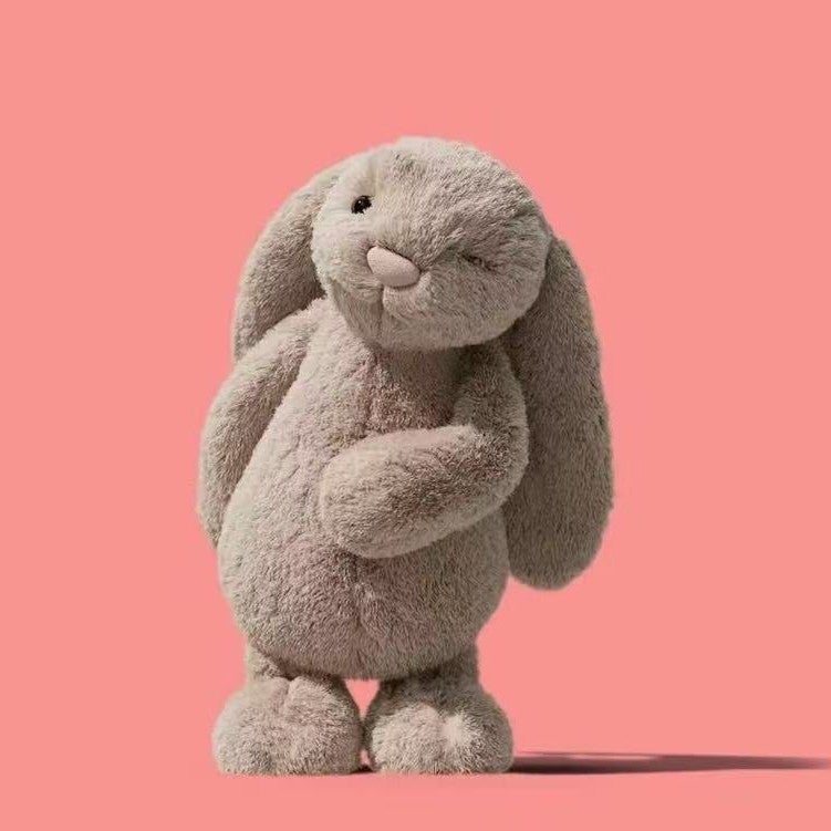 Shy Bunny Plush Toy - Long Ear Rabbit Stuffed Animal - Image 2