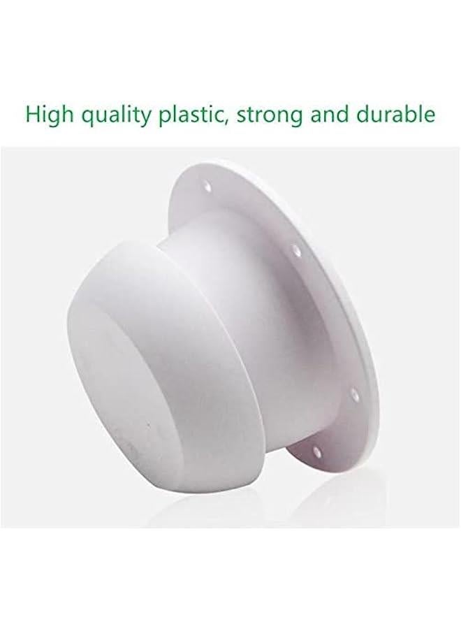 RV Air Outlet Vent Cap RV Roof Vent Cap Mushroom Head Round Exhaust Vents Ventilation Fan for Camping Trailers and RVs (White)  - Image 5