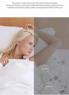 Generic 3 Piece Disposable Bed Sheet Set Single Travel Sheet Set Suitable for Business Travel and Spa Hotel  - Image 4