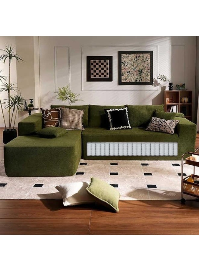 Poppins HOME Vacuum Compressed Sofa in a Box â€“ Modern Modular Design (3 SEATER) - Image 1