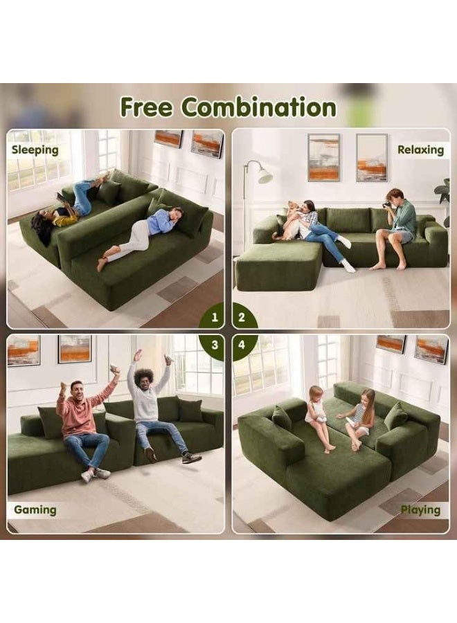 Poppins HOME Vacuum Compressed Sofa in a Box â€“ Modern Modular Design (3 SEATER) - Image 4