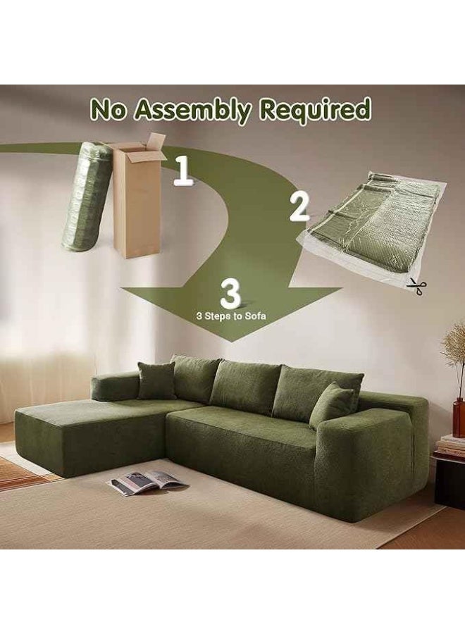 Poppins HOME Vacuum Compressed Sofa in a Box â€“ Modern Modular Design (3 SEATER) - Image 5