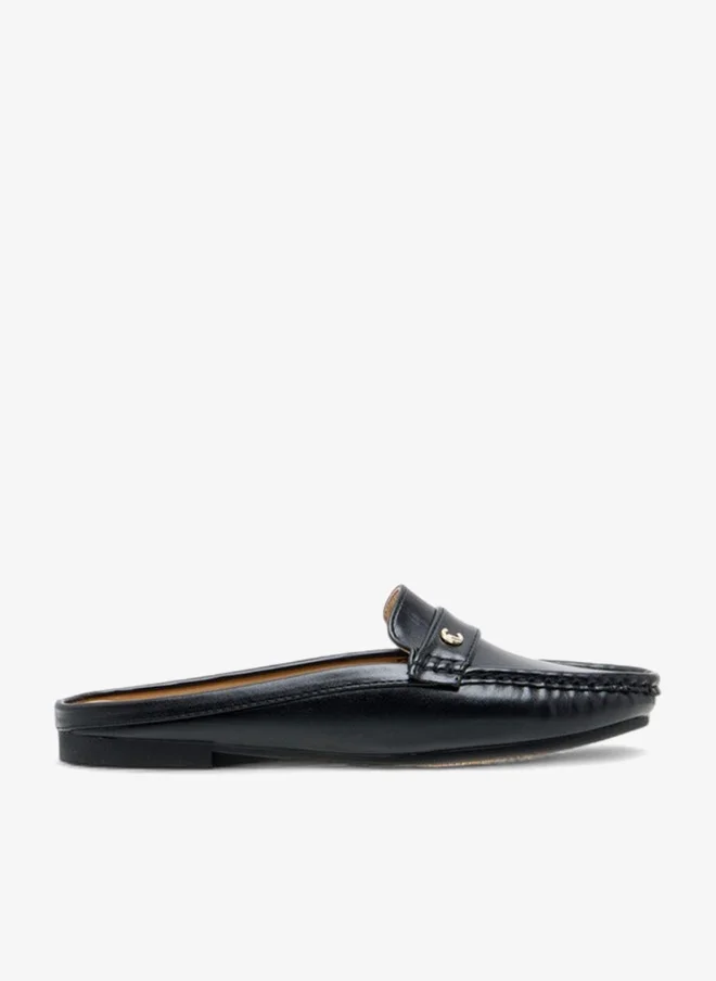 Le Confort Women's Metal Accent Slip-On Mules