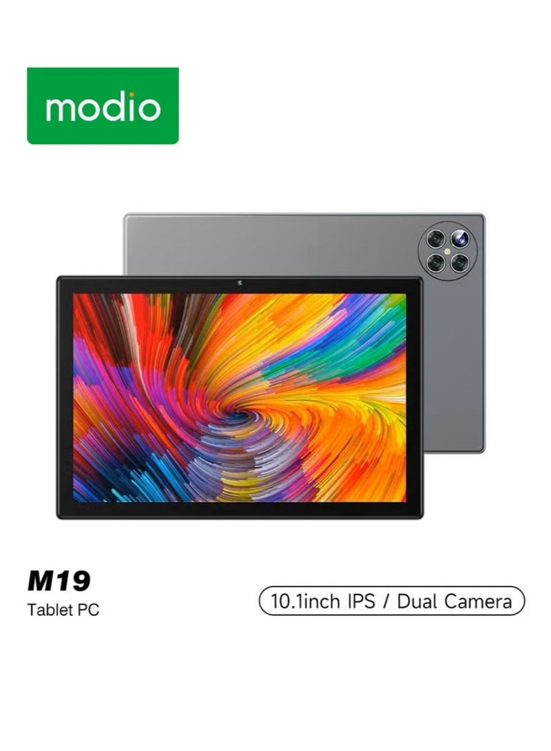 MODIO TAB M19 Smart Android Tablet 10.1-Inch Display 10000mAh Battery Dual SIM Grey 8GB RAM 512GB 5G –With Bluetooth Keyboard - Image 1
