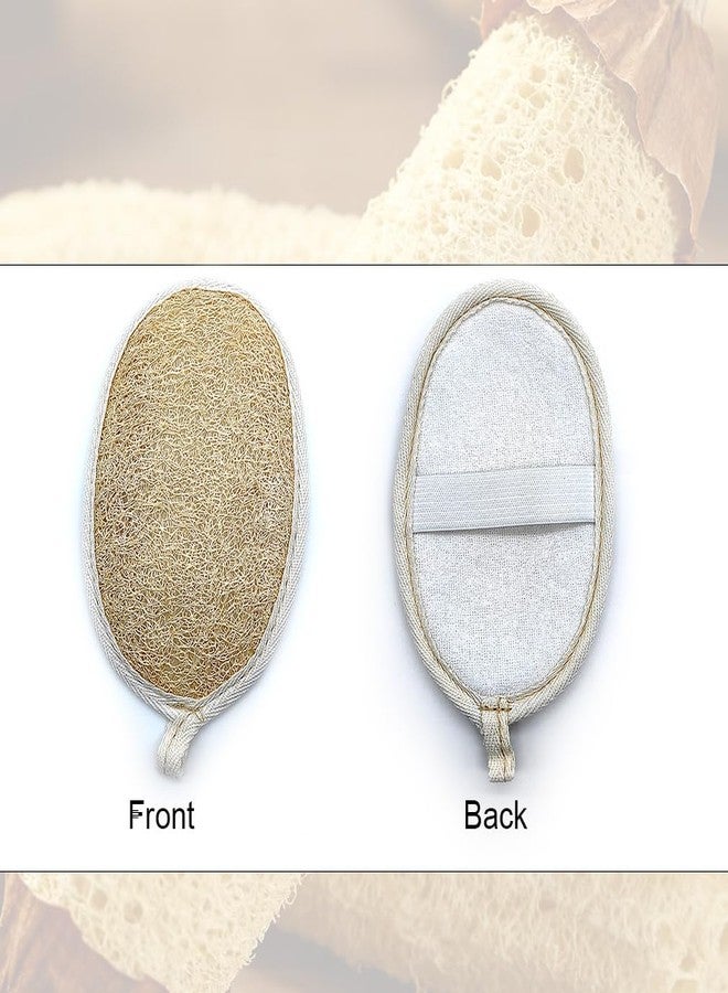 Zooshine 3Pcs 5.8" 100% Natural Loofah Sponge Body Scrubber,Dish Cleanner - Image 3