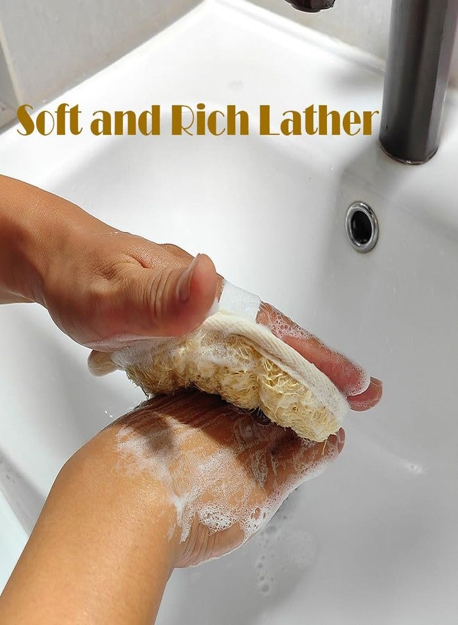 Zooshine 3Pcs 5.8" 100% Natural Loofah Sponge Body Scrubber,Dish Cleanner - Image 4