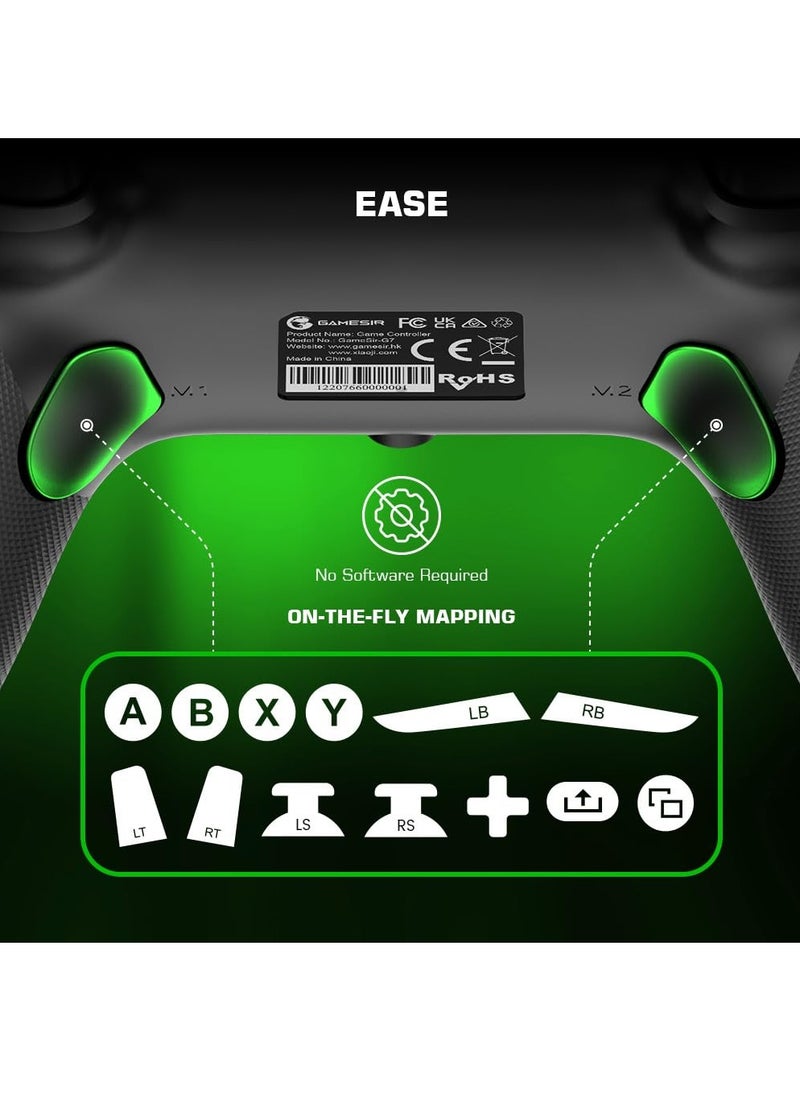 GameSir G7 Wired Game Controller for Xbox Series X|S, Xbox One, Windows 10/11, PC Controller Gamepad with Mappable Buttons, 3.5mm Audio Jack and 2 Swappable Faceplates