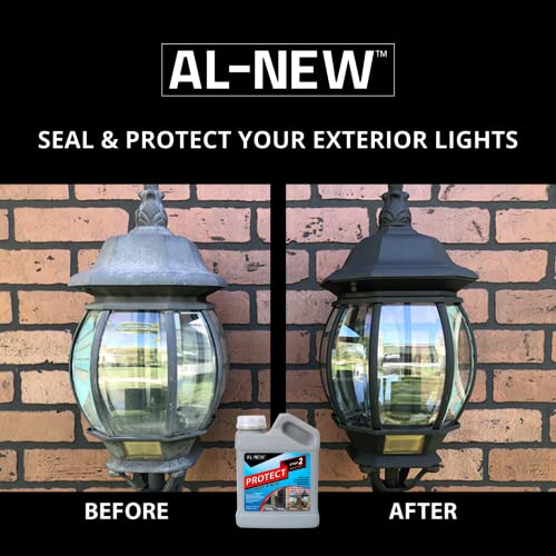 AL-NEW Step 2 Protect | Restoration Solution for Outdoor Patio Furniture, Garage Doors, Window Frames, Exterior Lights & Fencing (16 Ounce) - Image 5