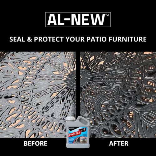 AL-NEW Step 2 Protect | Restoration Solution for Outdoor Patio Furniture, Garage Doors, Window Frames, Exterior Lights & Fencing (16 Ounce) - Image 3