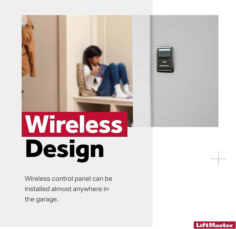 LiftMaster 885LM LiftMaster Chamberlain LiftMaster Garage Door Wall Control Security20 - Image 3