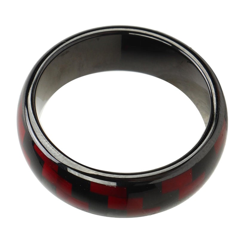 Smart Carbon Fiber Key Fob Ring Size 8 ID 18 1mm Ceramic Card No Charging Required - Image 3