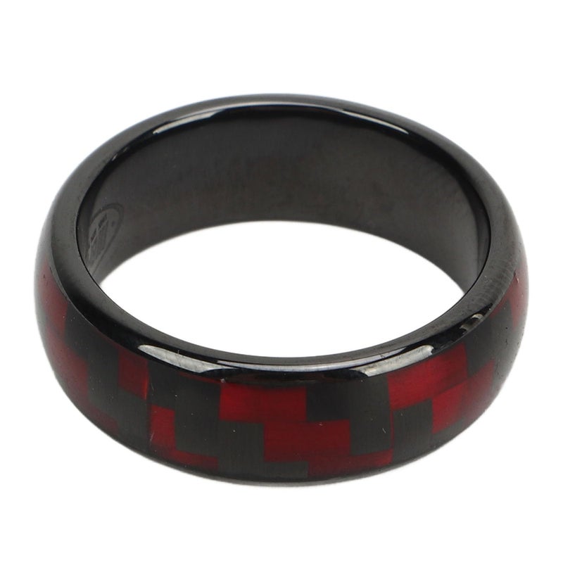 Smart Carbon Fiber Key Fob Ring Size 8 ID 18 1mm Ceramic Card No Charging Required - Image 2