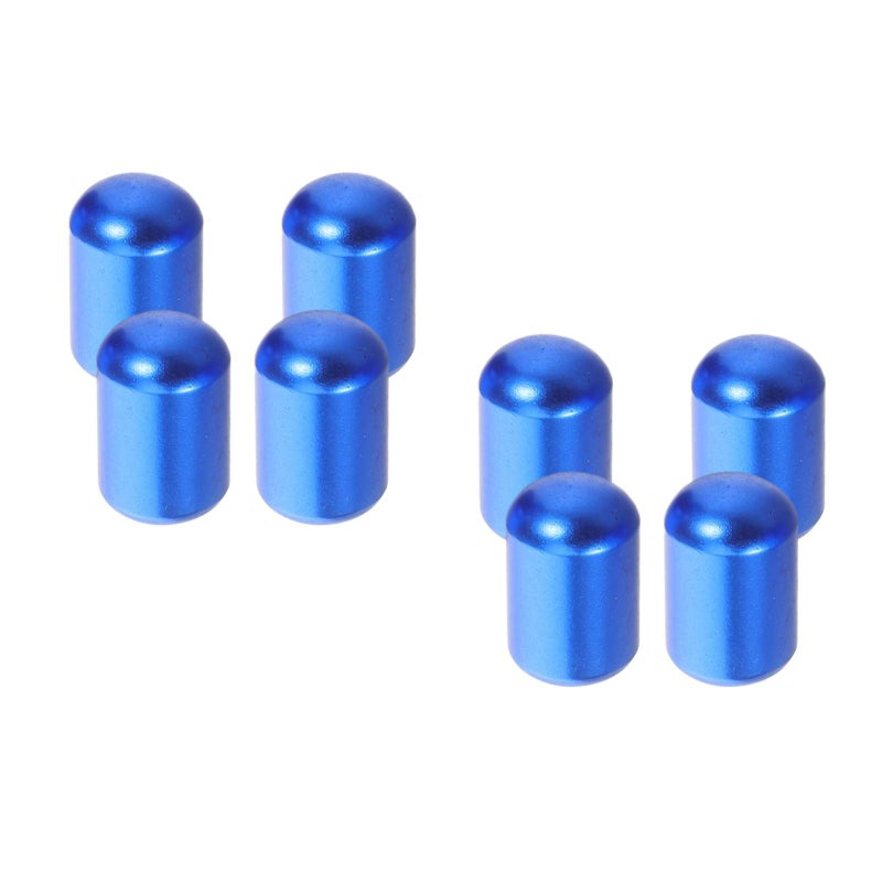 8 Pcs Aluminum Alloy Tire Valve Stem Caps Auto Tire Valve Caps Car Accessories Car Tire Caps for Vehicle Cool Tire Valve Stem Covers for Cars - Image 1