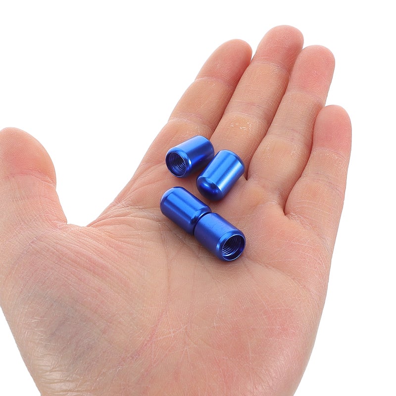 8 Pcs Aluminum Alloy Tire Valve Stem Caps Auto Tire Valve Caps Car Accessories Car Tire Caps for Vehicle Cool Tire Valve Stem Covers for Cars - Image 3
