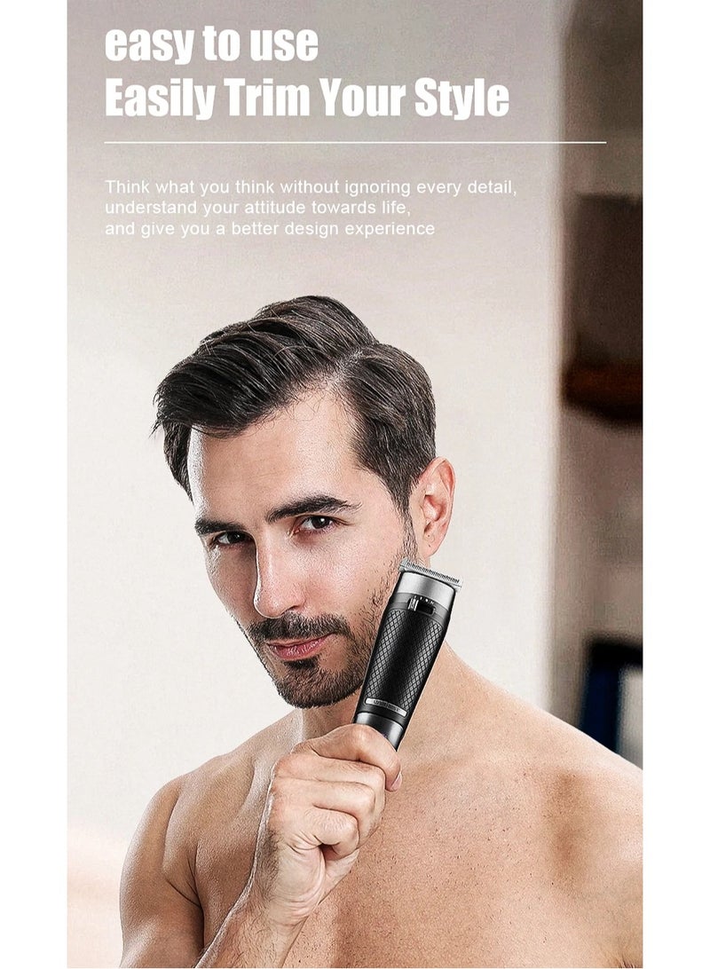 Ru syanl Professional High Power Hair Clipper and Nose Hair Trimmer Set for Men Electric Hair Styling Tool With Storage Bag - Image 2