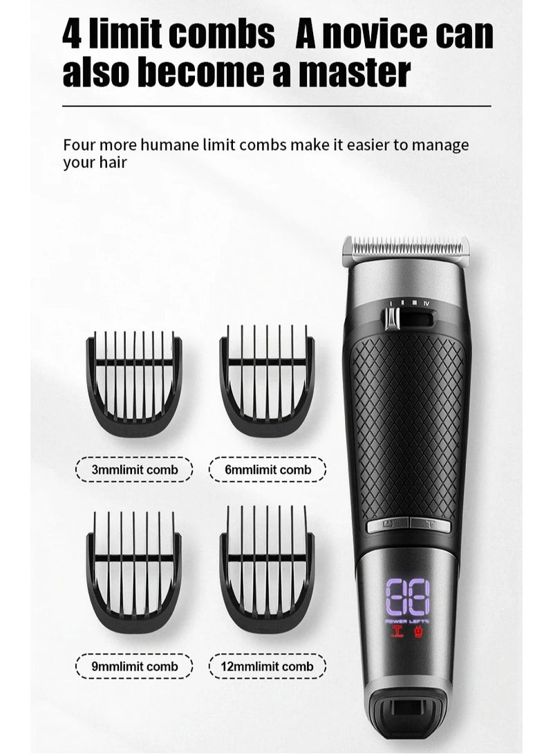 Ru syanl Professional High Power Hair Clipper and Nose Hair Trimmer Set for Men Electric Hair Styling Tool With Storage Bag - Image 3