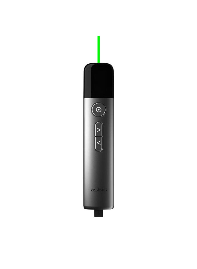 Asing A17 High-power Laser Pointer Green Light Page-turning Pen Projector Pen Large Conference Indicator Led Lcd Screen Suitable For Large Lectures, Hundred-meter Remote Control Laser Adjustable - Image 4